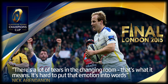 Nick Abendanon Clermont Toulon Champions Cup Final 2015
